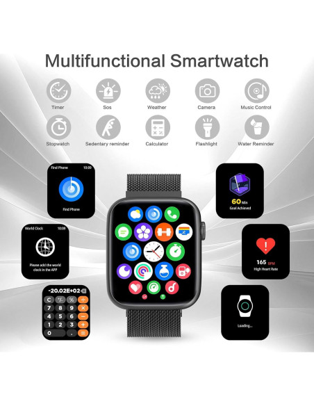 Reloj Inteligente EarlySincere 1.9" AMOLED Monitoreo Salud Reloj Inteligente EarlySincere 1.9" AMOLED Monitoreo Salud