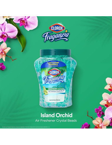 Ambientador de Gel Clorox Fraganzia 354 ml Orquidea de Isla