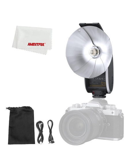 Flash Retro Godox Lux Senior para Cámaras Fujifilm, Canon, Nikon Flash Retro Godox Lux Senior para Cámaras Fujifilm, Canon, Nikon