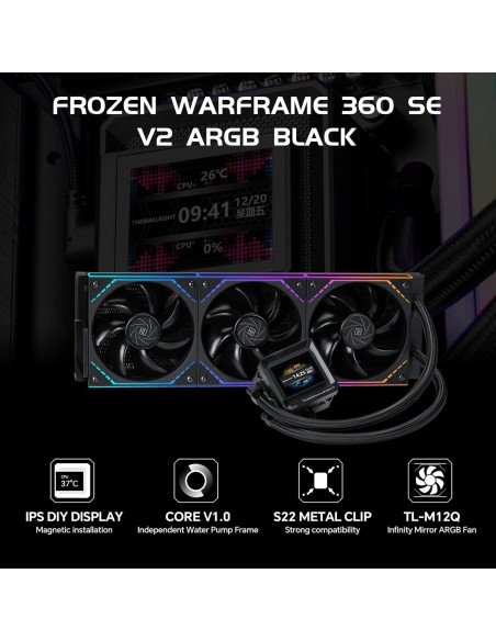 Enfriador Líquido AIO Thermalright FW360 SE ARGB V2 360mm Enfriador Líquido AIO Thermalright FW360 SE ARGB V2 360mm