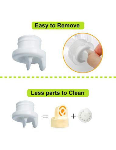 Válvulas de Pico de Pato Nenesupply 4 Pcs para Bombas Medela y Avent