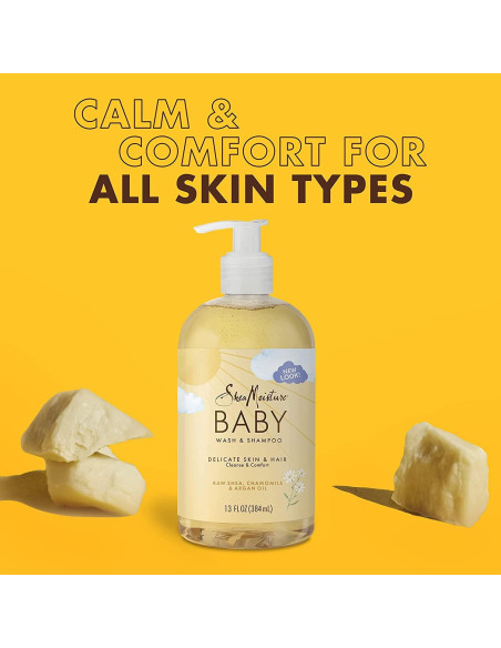 Jabón y Champú para Bebés SheaMoisture 368.5 ml Manzanilla y Argán Jabón y Champú para Bebés SheaMoisture 368.5 ml Manzanilla y Argán