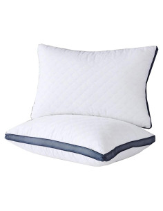 Almohadas de Cama Meoflaw Estándar (Paquete de 2) Microfibra
