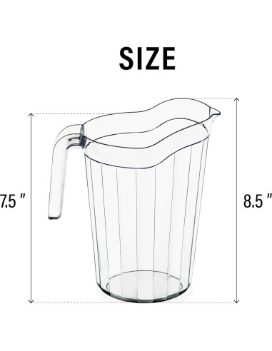 Dispensador de Bebidas DecorRack 2 Pack 75 oz Policarbonato