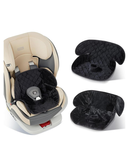 Protector de Asiento de Auto Diaboloro Piddle Pad Negro Protector de Asiento de Auto Diaboloro Piddle Pad Negro
