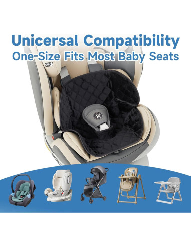 Protector de Asiento de Auto Diaboloro Piddle Pad Negro