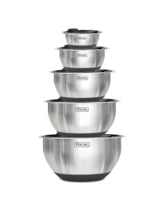 Juego de Cuencos Mezcladores Viking 10 Piezas Acero Inoxidable
