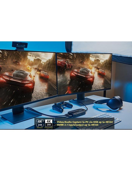 Caja de Captura HDMI 4K 120 NEXiCONN NV601 AI Pixel-Plus Caja de Captura HDMI 4K 120 NEXiCONN NV601 AI Pixel-Plus