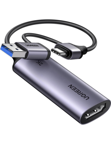 Tarjeta de Captura UGREEN HDMI a USB 3.0 1080P 60FPS Tarjeta de Captura UGREEN HDMI a USB 3.0 1080P 60FPS