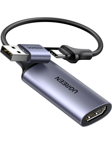 Tarjeta de Captura UGREEN HDMI a USB 3.0 4K 1080P 60FPS Tarjeta de Captura UGREEN HDMI a USB 3.0 4K 1080P 60FPS