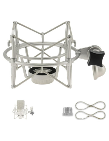 Soporte de micrófono ZibugZag con amortiguación - Compatible Neumann TLM