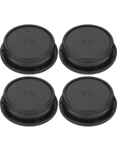 Juego de Tapas de Cámara Mxzzand para Lentes Canon FD Juego de Tapas de Cámara Mxzzand para Lentes Canon FD