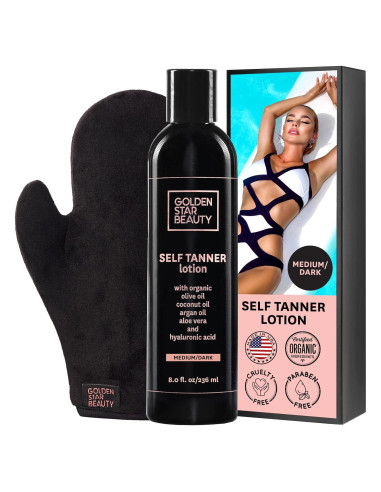 Loción Bronceadora Orgánica Lujosa - Sin Sol - 390g