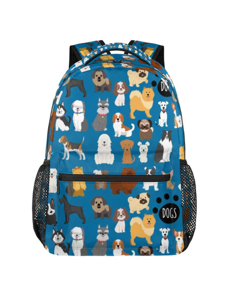 Mochila de Viaje para Portátil Aglebo Perro Kawaii 23.9L Mochila de Viaje para Portátil Aglebo Perro Kawaii 23.9L