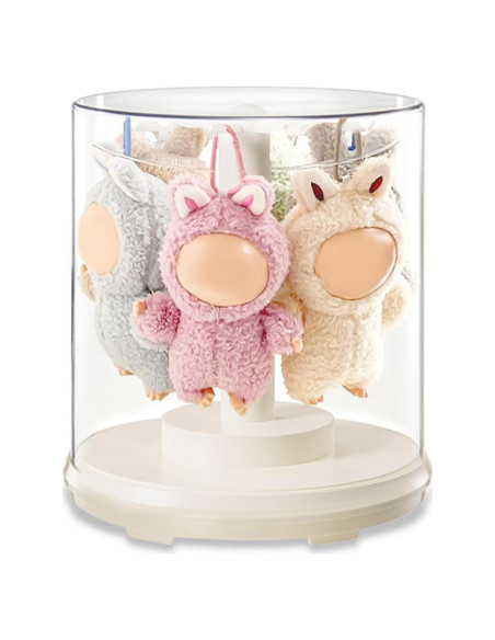 Estuche de Exhibición Giratorio Arefen para Llaveros de Peluche 24.9 cm Estuche de Exhibición Giratorio Arefen para Llaveros de Peluche 24.9 cm