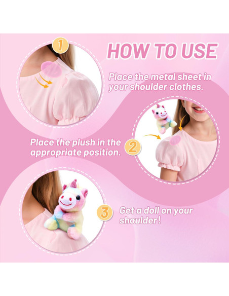 Peluche Unicornio Magnético Yaozyety 13 cm para Niñas Peluche Unicornio Magnético Yaozyety 13 cm para Niñas