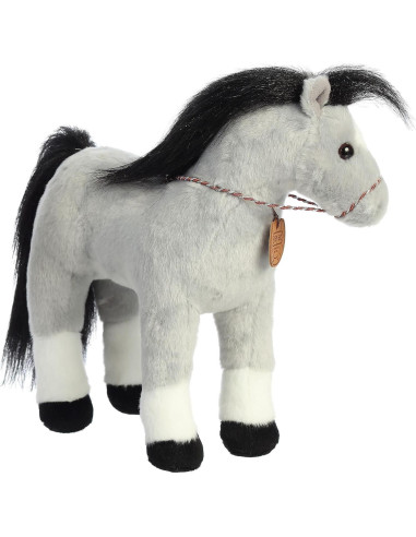 Peluche Welsh Cob Breyer Aurora 33 cm Gris Realista