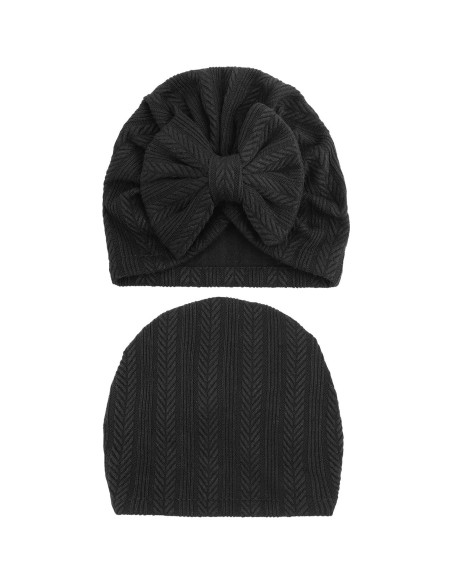 Gorros Turbante para Bebés DRESHOW 5 Piezas con Lazo 3-12 Meses Gorros Turbante para Bebés DRESHOW 5 Piezas con Lazo 3-12 Meses