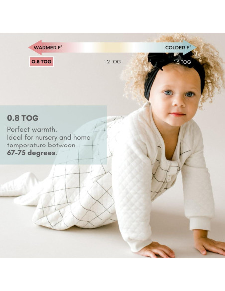 Saco de Sueño Tealbee Dreamsie 2T-3T A Cuadros 0.8 TOG Saco de Sueño Tealbee Dreamsie 2T-3T A Cuadros 0.8 TOG