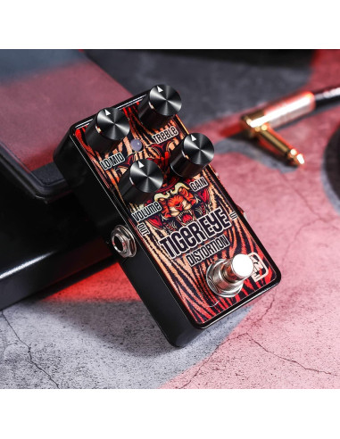 Pedal de Distorsión Mini Caline G001 9V Bypass Verdadero