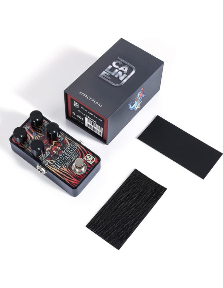 Pedal de Distorsión Mini Caline G001 9V Bypass Verdadero Pedal de Distorsión Mini Caline G001 9V Bypass Verdadero