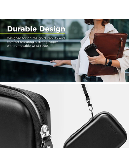 Bolsa Organizadora de Viaje PureGear para Accesorios Electrónicos - Negro Bolsa Organizadora de Viaje PureGear para Accesorios Electrónicos - Negro