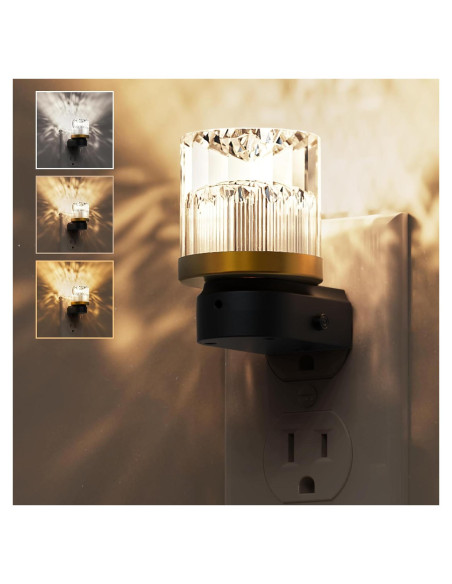 Luz Nocturna Enchufada L LOHAS 3CCT Ajustable 3000K-5000K Luz Nocturna Enchufada L LOHAS 3CCT Ajustable 3000K-5000K