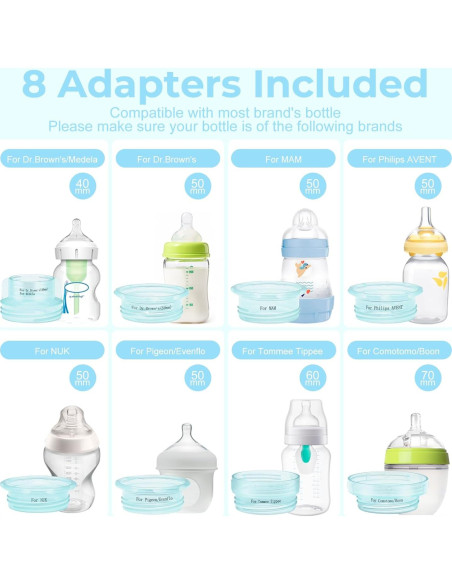 Calentador de Botellas Portátil CuddleeBaby Azul 8000mAh Calentador de Botellas Portátil CuddleeBaby Azul 8000mAh
