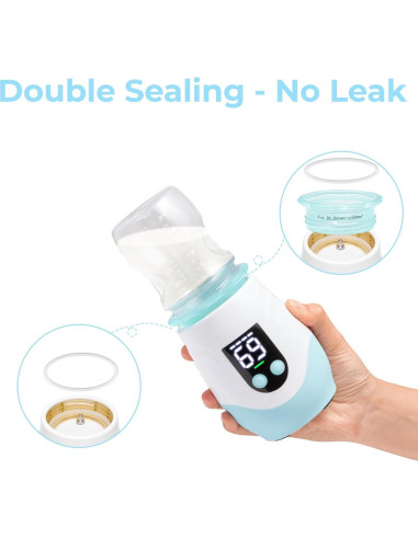Calentador de Botellas Portátil CuddleeBaby Azul 8000mAh
