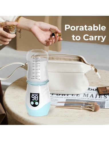Calentador de Botellas Portátil CuddleeBaby Azul 8000mAh