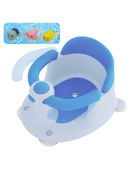 Asiento de Baño para Bebés Azul 0-25 kg Antideslizante Asiento de Baño para Bebés Azul 0-25 kg Antideslizante