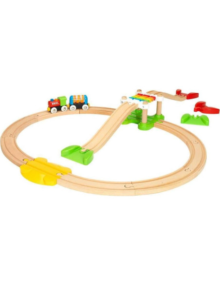 Juego de Tren de Madera BRIO - Mi Primer Ferrocarril 18 Piezas Juego de Tren de Madera BRIO - Mi Primer Ferrocarril 18 Piezas