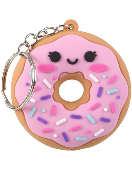 Llavero Donut Textura Goma La Compañía Dreidel Paquete de 4 Llavero Donut Textura Goma La Compañía Dreidel Paquete de 4