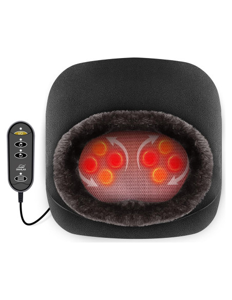 Masajeador de pies eléctrico Snailax con calor y vibración Masajeador de pies eléctrico Snailax con calor y vibración