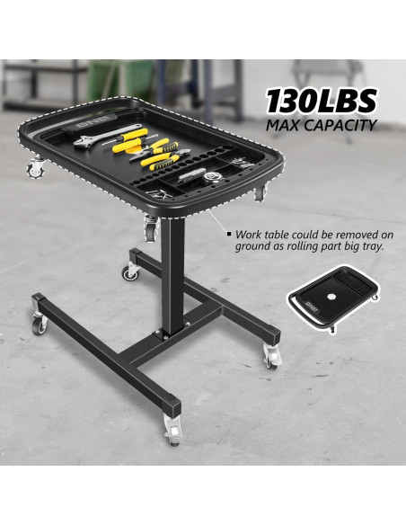 Mesa de Trabajo Ajustable DNA MOTORING 2 en 1 77.5-120 cm Mesa de Trabajo Ajustable DNA MOTORING 2 en 1 77.5-120 cm