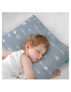 Almohada para Niños Biloban 35.56x48.26 cm Gris Suave