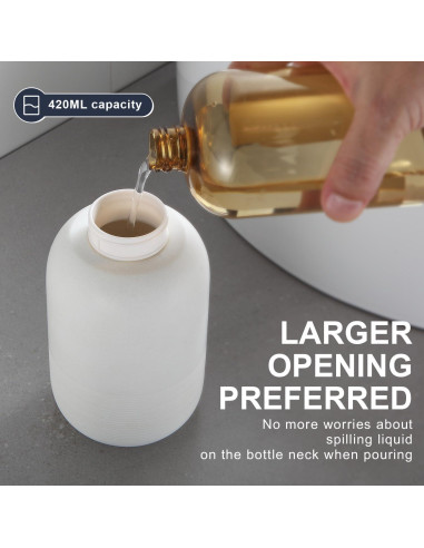 Dispensador Automático de Jabón Espumoso LHYMJRY 420ml Blanco