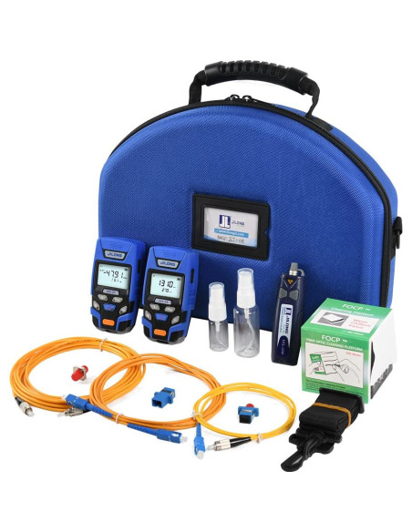 Kit de Prueba de Pérdida de Fibra Óptica JILONG JLT-12E Kit de Prueba de Pérdida de Fibra Óptica JILONG JLT-12E