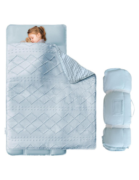 Mats de Siesta VIVILINEN Azul 140x58 cm con Almohada Mats de Siesta VIVILINEN Azul 140x58 cm con Almohada