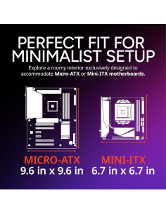 Caja de PC Cooler Master Elite 301 Micro-ATX Vidrio Templado 2