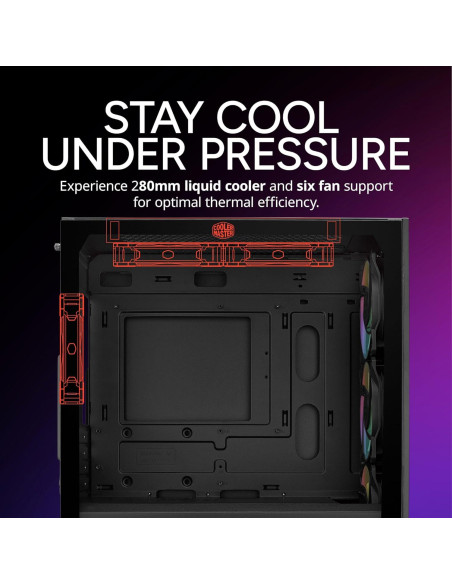 Caja de PC Cooler Master Elite 301 Micro-ATX Vidrio Templado Caja de PC Cooler Master Elite 301 Micro-ATX Vidrio Templado