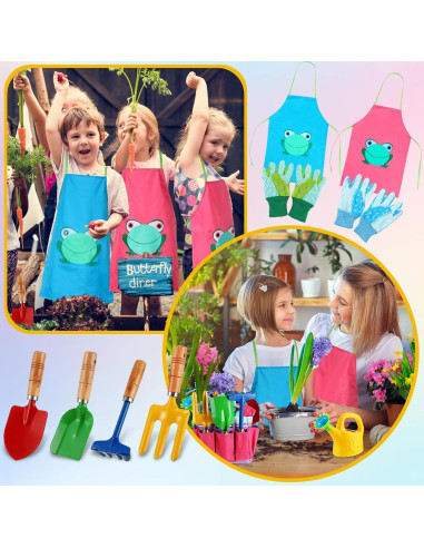 Conjunto de Jardinería para Niños 38 Pcs Motionchic