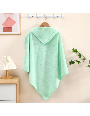 Toalla con Capucha IFaryMes Verde 80x80 cm Ultra Absorbente