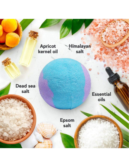 Set de 12 Bombas de Baño Orgánicas para Niños 99g con Juguetes Set de 12 Bombas de Baño Orgánicas para Niños 99g con Juguetes