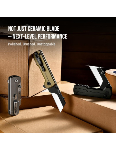 Cuchillo Utilitario Plegable OKNIFE U1 Ultra Verde Oliva 14.2cm Cuchillo Utilitario Plegable OKNIFE U1 Ultra Verde Oliva 14.2cm