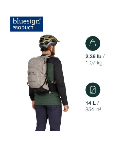 Mochila de Ciclismo Osprey Raptor 14L Hombre con Reservorio 2.5L