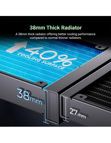 Enfriador de CPU Líquido ID-COOLING DX240 MAX 240mm ARGB AIO