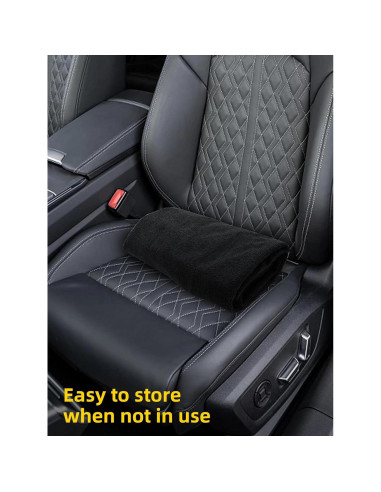 Funda de Asiento Impermeable ZIMABLUE Universal Negra 74.93x142.24cm
