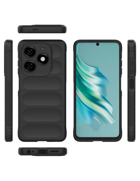 Funda TPU Negra para Tecno Spark 20 KJ5 / Spark 20C BG7n Funda TPU Negra para Tecno Spark 20 KJ5 / Spark 20C BG7n