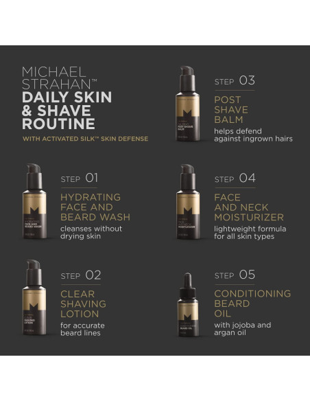 Loción de Afeitar Michael Strahan 100 ml - Piel Seca y Sensible Loción de Afeitar Michael Strahan 100 ml - Piel Seca y Sensible